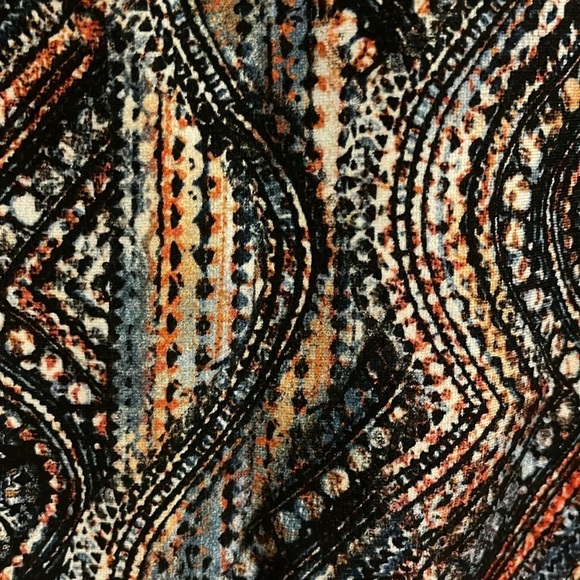 J. Jill Mod Paisley Jacobean Print Ponte Pencil Skirt women’s size 1X - Picture 2 of 7